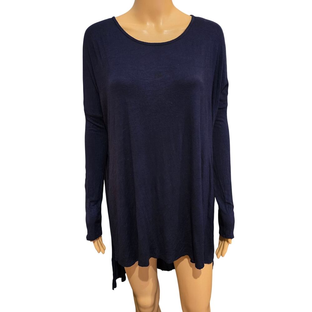 Kate Collection Navy Blue high low top Large